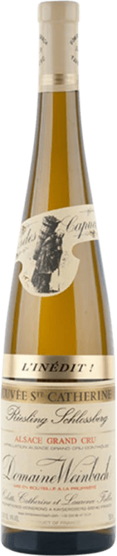 97,95 € Envío gratis | Vino blanco Domaine Weinbach Schlossberg Grand Cru Cuvée Sainte Catherine Linedit A.O.C. Alsace Alsace Francia Riesling Botella 75 cl