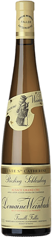 194,95 € Envío gratis | Vino blanco Domaine Weinbach Schlossberg Grand Cru Cuvée Sainte Catherine Linedit A.O.C. Alsace Alsace Francia Riesling Botella Magnum 1,5 L