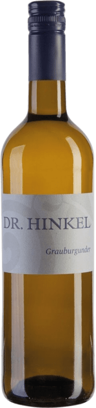 9,95 € Envío gratis | Vino Blanco Dr. Hinkel Halbtrocken — Semiseco Q.b.A. Rheinhessen Rheinhessen Alemania Pinot Gris Botella 75 cl