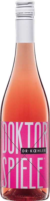 10,95 € 免费送货 | 桃红葡萄酒 Dr. Koehler Doktorspiele Trocken — 干型 Q.b.A. Rheinhessen Rheinhessen 德国 Merlot — 梅洛, Cabernet Sauvignon — 赤霞珠, Pinot Noir — 黑皮诺 瓶装 75 cl