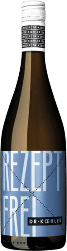 13,95 € 免费送货 | 白起泡酒 Dr. Koehler Rezeptfrei Trocken — 干型 Q.b.A. Rheinhessen Rheinhessen 德国 瓶装 75 cl 不含酒精