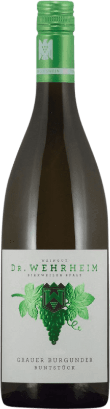 19,95 € Free Shipping | White Sparkling Wine Dr. Wehrheim Buntstück Trocken — Dry Q.b.A. Pfälz Pfälz Germany Pinot Gris Bottle 75 cl