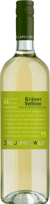 9,95 € 免费送货 | 白酒 Drei Junge Wilde I.G. Niederösterreich 下奥地利 奥地利 Grüner Veltliner 瓶子 75 cl