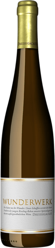 69,95 € Envío gratis | Vino Blanco Dreissigacker Wunderwerk Trocken — Seco Q.b.A. Rheinhessen Rheinhessen Alemania Riesling Botella 75 cl