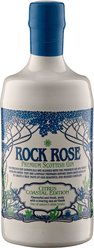 63,95 € Envoi gratuit | Gin Dunnet Bay Rock Rose Citrus Coastal Edition Gin Ecosse Royaume-Uni Bouteille 70 cl