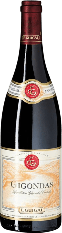 29,95 € Free Shipping | Red wine E. Guigal A.O.C. Gigondas Rhône France Syrah, Grenache, Mourvèdre Bottle 75 cl