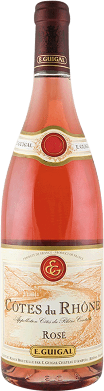 19,95 € Envio grátis | Vinho rosé E. Guigal Rosé A.O.C. Côtes du Rhône Rhône França Pinot Preto Garrafa 75 cl