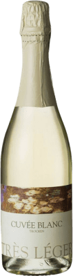 Eigenmarke Très Léger Cuvée aus Klassischem Grundwein Naturkork Blanc Sekt ドライ 75 cl