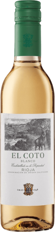 5,95 € Kostenloser Versand | Weißwein Coto de Rioja Blanco D.O.Ca. Rioja La Rioja Spanien Viura Halbe Flasche 37 cl