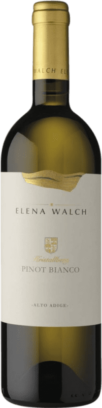 29,95 € Free Shipping | White Wine Elena Walch Kristallberg D.O.C. Alto Adige Trentino Italy Pinot Blanc Bottle 75 cl