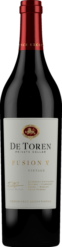 56,95 € Envío gratis | Vino Tinto Elena Walch De Toren Fusion V I.G. Stellenbosch Stellenbosch Sudáfrica Merlot, Cabernet Sauvignon, Cabernet Franc, Malbec, Petit Verdot Botella 75 cl