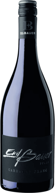14,95 € Spedizione Gratuita | Vino rosso Emil Bauer Black Label Q.b.A. Pfälz PFALZ Germania Cabernet Franc Bottiglia 75 cl