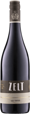 8,95 € 免费送货 | 红酒 Ernst & Mario Zelt Cuvée les Tentes Rotwein 干 Q.b.A. Pfälz 普法尔茨 德国 Cabernet Franc, Saint Laurent, Dornfelder, Dunkelfelder 瓶子 75 cl