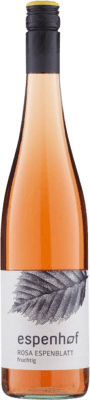 10,95 € Бесплатная доставка | Розовое вино Espenhof Rosa Espenblatt Q.b.A. Rheinhessen Rheinhessen Германия Merlot — Мерло, Pinot Noir — Пино Нуар, Saint Laurent Бутылка 75 cl