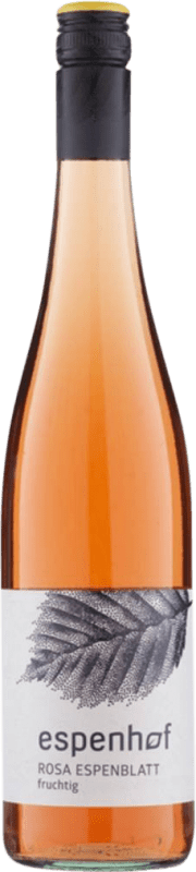 10,95 € Kostenloser Versand | Rosé-Wein Espenhof Rosa Espenblatt Q.b.A. Rheinhessen Rheinhessen Deutschland Merlot, Spätburgunder, Saint Laurent Flasche 75 cl