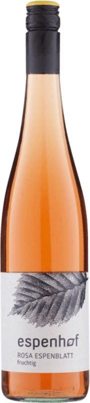 10,95 € Kostenloser Versand | Roséwein Espenhof Rosa Espenblatt Q.b.A. Rheinhessen Rheinhessen Deutschland Merlot, Pinot Noir — Spätburgunder, Saint Laurent Flasche 75 cl