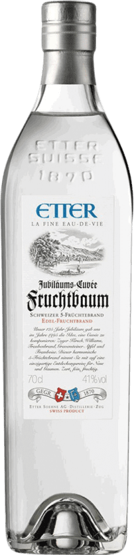 69,95 € Бесплатная доставка | Марк Etter Söehne Fruchtbaum Schweizer 5 Früchte Brand Швейцария бутылка 70 cl