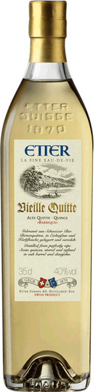 38,95 € Free Shipping | Pomace Brandy Etter Söehne Viejo — Old Switzerland Third-Liter Bottle 35 cl Quitte — Quince