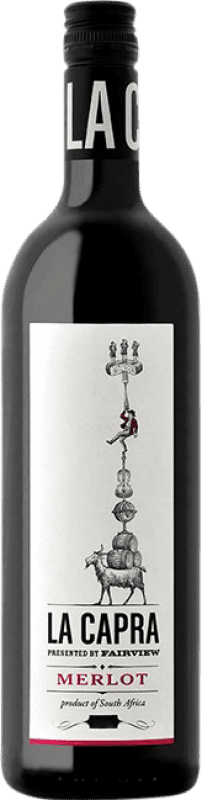 9,95 € Free Shipping | Red wine Fairview La Capra W.O. Western Cape Western Cape South Coast South Africa Merlot Bottle 75 cl