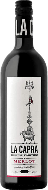 9,95 € Spedizione Gratuita | Vino rosso Fairview La Capra W.O. Western Cape Western Cape South Coast Sud Africa Merlot Bottiglia 75 cl