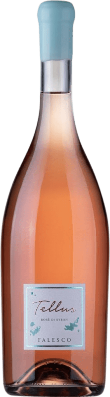 35,95 € Envio grátis | Vinho rosé Falesco Tellus Rosato Lácio Itália Syrah, Aleático Garrafa Magnum 1,5 L
