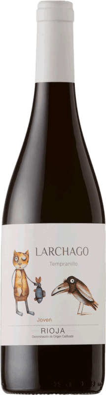 8,95 € Free Shipping | Red Wine Familia Chávarri Fábulas Young D.O.Ca. Rioja The Rioja Spain Tempranillo 75 cl