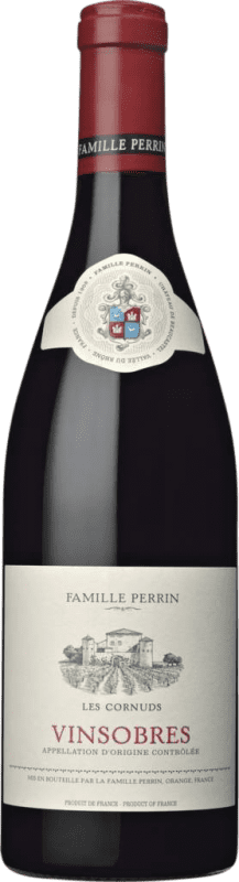 18,95 € Free Shipping | Red wine Famille Perrin Les Cornuds A.O.C. Vinsobres France Grenache, Nebbiolo Bottle 75 cl