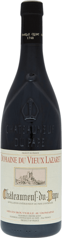 28,95 € Kostenloser Versand | Rotwein Famille Quiot Domaine du Vieux Lazaret A.O.C. Châteauneuf-du-Pape Rhône Frankreich Syrah, Grenache, Mourvèdre, Cinsault Flasche 75 cl