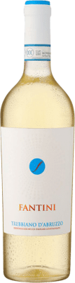 9,95 € Envio grátis | Vinho Branco Fantini Seco D.O.C. Trebbiano d'Abruzzo Abruzzo Itália Trebbiano 75 cl