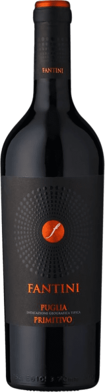 9,95 € 免费送货 | 红酒 Fantini I.G.T. Puglia 普利亚大区 意大利 Primitivo, Nebbiolo 瓶子 75 cl