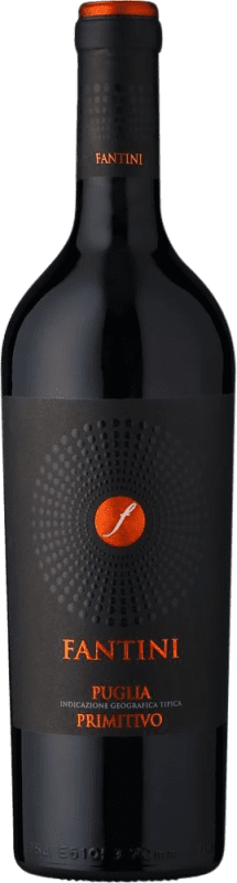 9,95 € Kostenloser Versand | Rotwein Fantini I.G.T. Puglia Apulien Italien Primitivo, Nebbiolo 75 cl