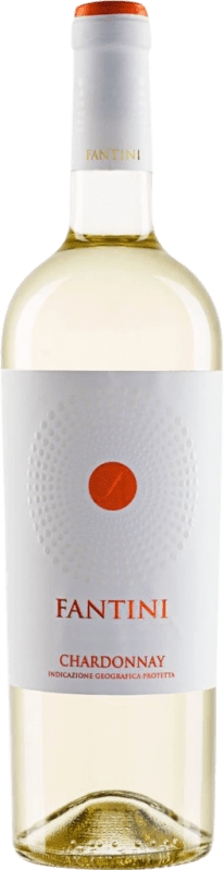 10,95 € Бесплатная доставка | Белое вино Fantini Италия Chardonnay — Шардоне Бутылка 75 cl