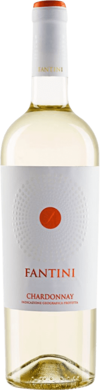 9,95 € Envio grátis | Vinho branco Fantini Itália Chardonnay Garrafa 75 cl