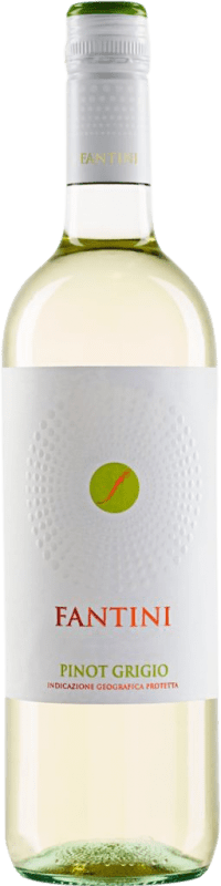 10,95 € Spedizione Gratuita | Vino bianco Fantini D.O.C. Sicilia Sicilia Italia Pinot Grigio Bottiglia 75 cl