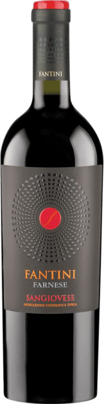 8,95 € 免费送货 | 红酒 Fantini I.G.T. Terre di Chieti 阿布鲁佐 意大利 Sangiovese 瓶子 75 cl