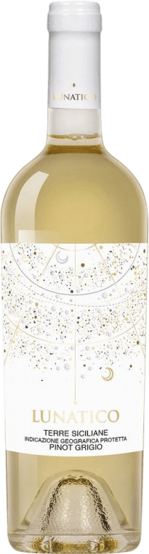 10,95 € Envío gratis | Vino Blanco Fantini Lunatico I.G.T. Terre Siciliane Abruzzo Italia Pinot Gris 75 cl