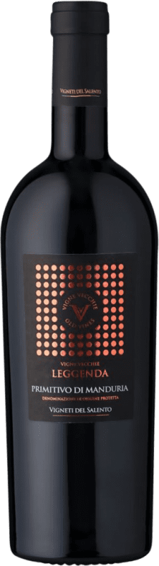 26,95 € Free Shipping | Red wine Fantini Leggenda D.O.C. Primitivo di Manduria Puglia Italy Primitivo Bottle 75 cl