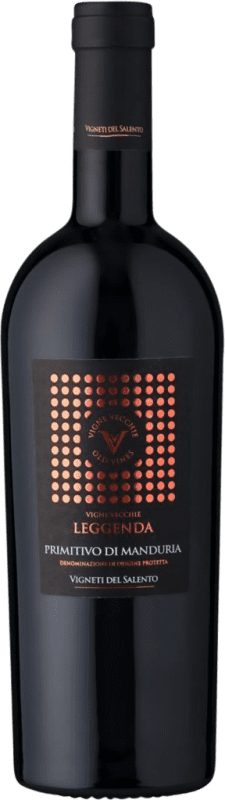 33,95 € Envoi gratuit | Vin Rouge Fantini Leggenda D.O.C. Primitivo di Manduria Pouilles Italie Primitivo 75 cl