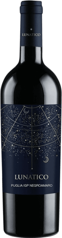 6,95 € Kostenloser Versand | Rotwein Fantini Lunatico I.G.T. Puglia Apulien Italien Negroamaro Flasche 75 cl