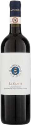 19,95 € Kostenloser Versand | Rotwein Fattoria Le Corti D.O.C.G. Chianti Classico Italien Sangiovese, Canaiolo Flasche 75 cl