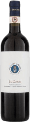 13,95 € Envio grátis | Vinho tinto Fattoria Le Corti D.O.C.G. Chianti Classico Itália Sangiovese, Canaiolo Garrafa 75 cl