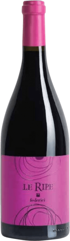 19,95 € Kostenloser Versand | Rotwein Federici Le Ripe Rosso I.G.T. Lazio Latium Italien Merlot, Nebbiolo, Cabernet Flasche 75 cl