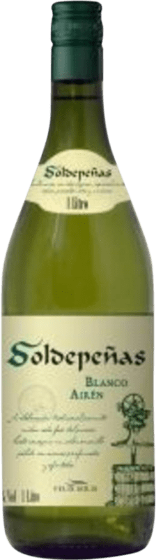 7,95 € Envio grátis | Vinho branco Félix Solís Soldepeñas Blanco D.O. Valdepeñas Castela-Mancha Espanha Airén Garrafa 1 L