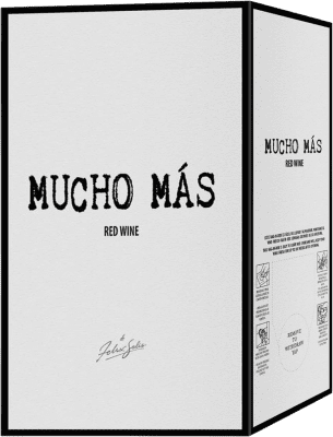 28,95 € Бесплатная доставка | Красное вино Félix Solís Mucho Más Испания Tempranillo — Темпранильо, Syrah — Сира, Garnacha — Гренаш Bag in Box — вино в коробке 3 L