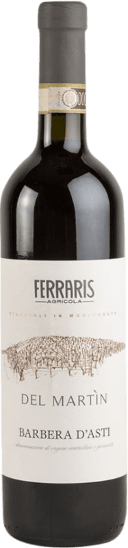 16,95 € Envio grátis | Vinho tinto Ferraris Del Martin D.O.C. Barbera d'Asti Piemonte Itália Barbera Garrafa 75 cl