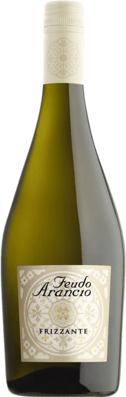 10,95 € Envoi gratuit | Vin Mousseux Blanc Feudo Arancio Frizzante D.O.C. Sicilia Sicile Italie Grillo Bouteille 75 cl