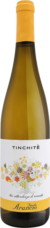 7,95 € Envio grátis | Vinho branco Feudo Arancio Tinchitè I.G.T. Terre Siciliane Sicília Itália Grillo Garrafa 75 cl