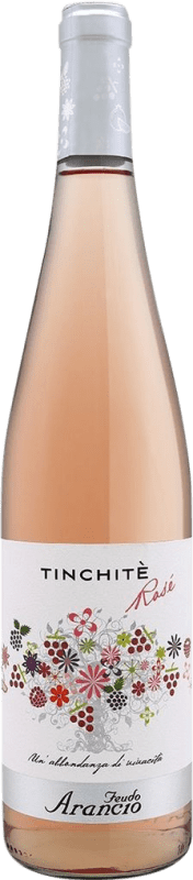 10,95 € Free Shipping | Rosé wine Feudo Arancio Tinchitè Rosato I.G.T. Terre Siciliane Sicily Italy Nero d'Avola Bottle 75 cl