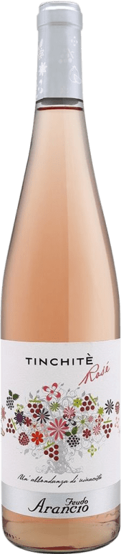 10,95 € Envío gratis | Vino Rosado Feudo Arancio Tinchitè I.G.T. Terre Siciliane Sicilia Italia Nero d'Avola 75 cl