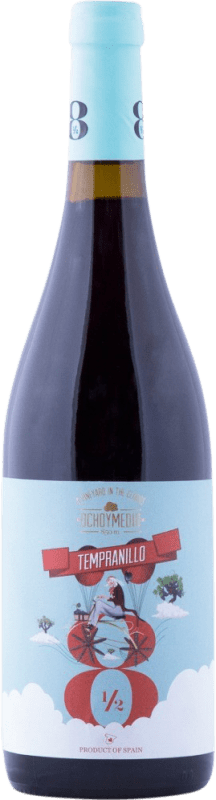 9,95 € Spedizione Gratuita | Vino Rosso Finca La Estacada Ocho y Medio D.O. La Mancha Castilla-La Mancha Spagna Tempranillo 75 cl